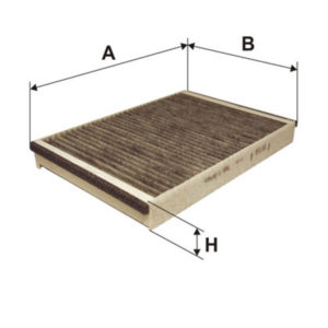 Фильтр салонный Filtron K 1237A.