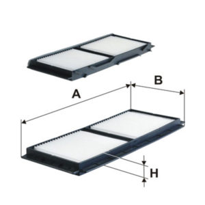 Фильтр салонный Filtron K 1312-2x.