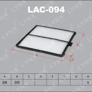 Фильтр салонный Lynx LAC-094.