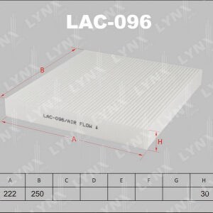 Фильтр салонный Lynx LAC-096.