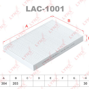 Фильтр салонный Lynx LAC-1001.