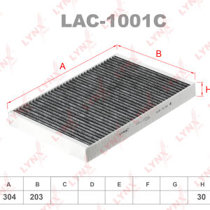 Фильтр салонный Lynx LAC-1001C.