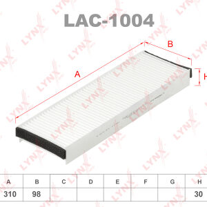 Фильтр салонный Lynx LAC-1004.