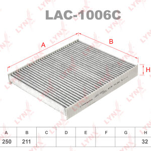 Фильтр салонный Lynx LAC-1006C.