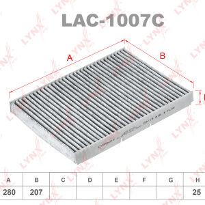 Фильтр салонный Lynx LAC-1007C.