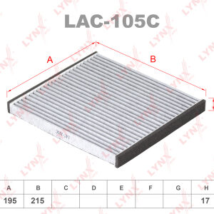 Фильтр салонный Lynx LAC-105C.