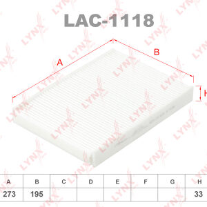 Фильтр салонный Lynx LAC-1118.