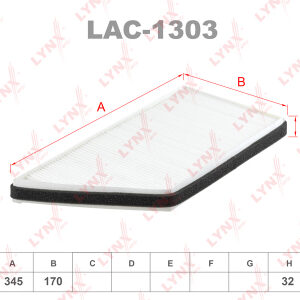 Фильтр салонный Lynx LAC-1303.