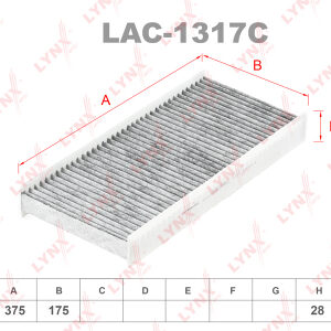 Фильтр салонный Lynx LAC-1317C.