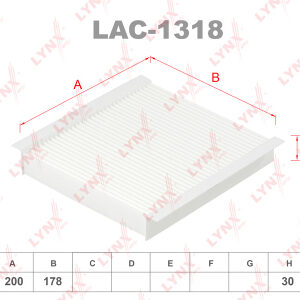 Фильтр салонный Lynx LAC-1318.
