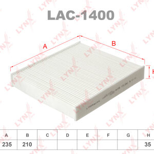Фильтр салонный Lynx LAC-1400.