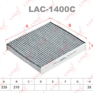 Фильтр салонный Lynx LAC-1400C.