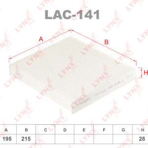 Фильтр салонный Lynx LAC-141.