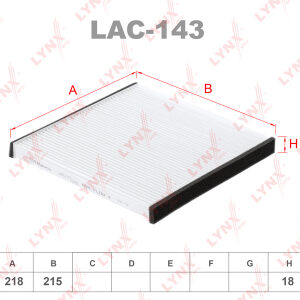 Фильтр салонный Lynx LAC-143.